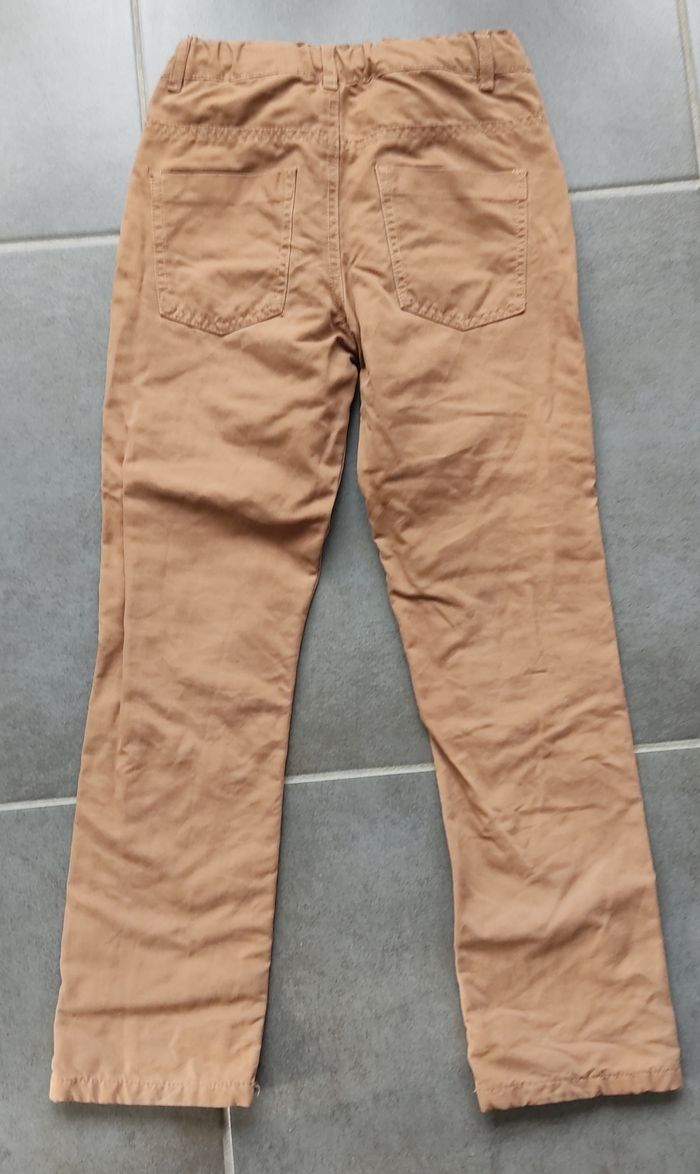 Pantalon couleur Camel ajustable 9 ans - photo numéro 4