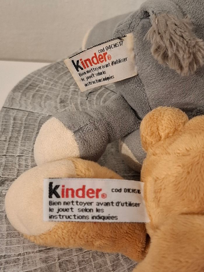 Peluches kinder - photo numéro 5