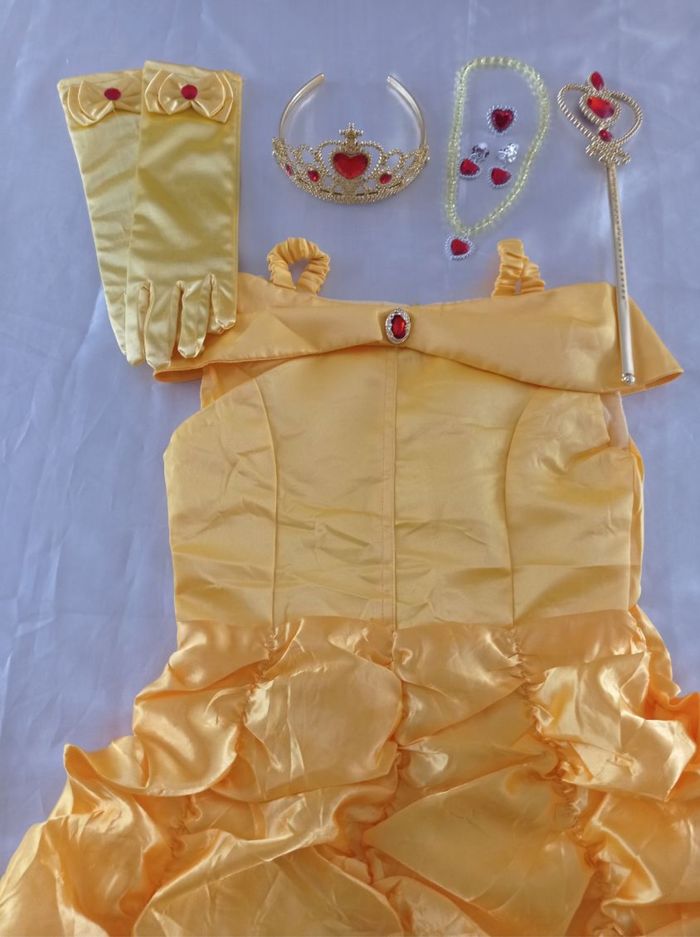Déguisement princesse la belle et la bête 4-5ans - photo numéro 4