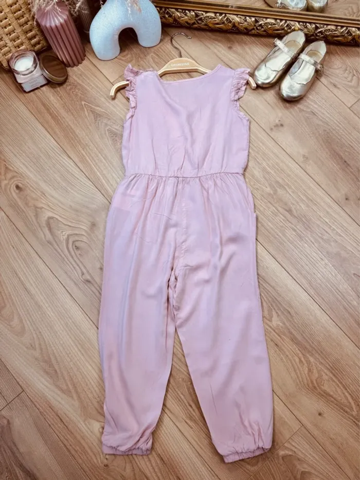 Taille 3-4 ans Salopette cérémonie fille H&M rose doré * Sequins * 🌸 - photo numéro 5