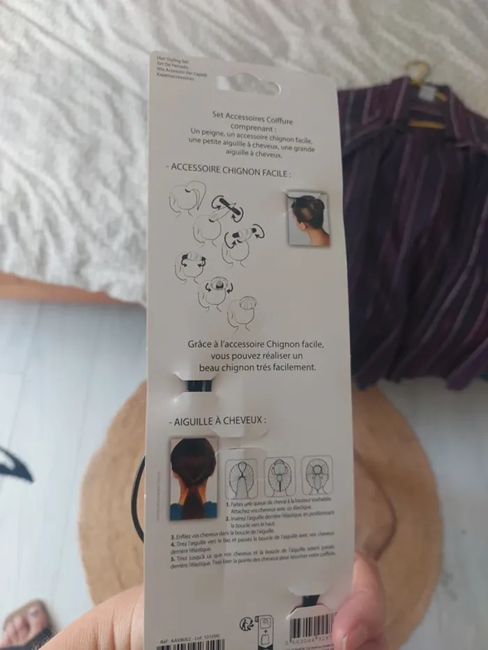 Set accessoire coiffure chignon - photo numéro 3