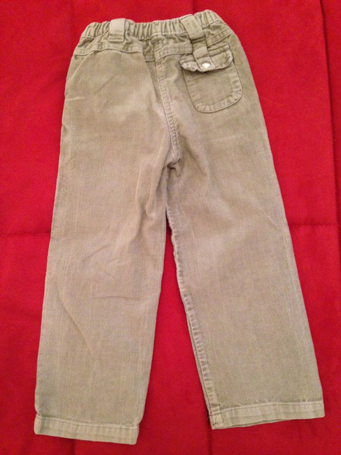 Pantalon en velours côtelé Beige - photo numéro 2