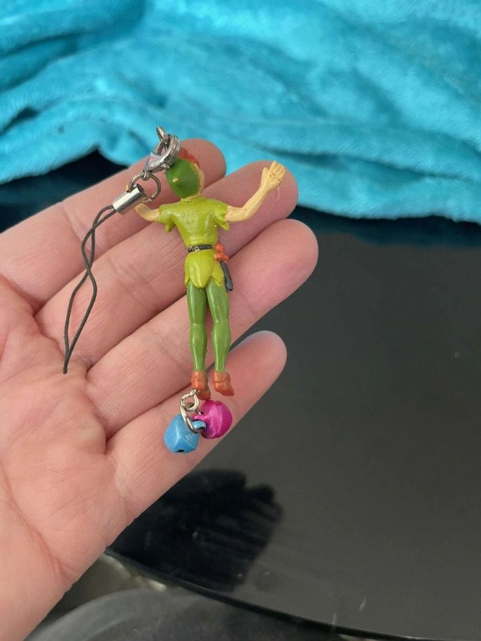 Péter Pan Figurine Porte-clés Vintage a Clochettes Disney - photo numéro 3
