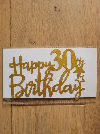 Décoration 30 ans gâteau d'anniversaire 