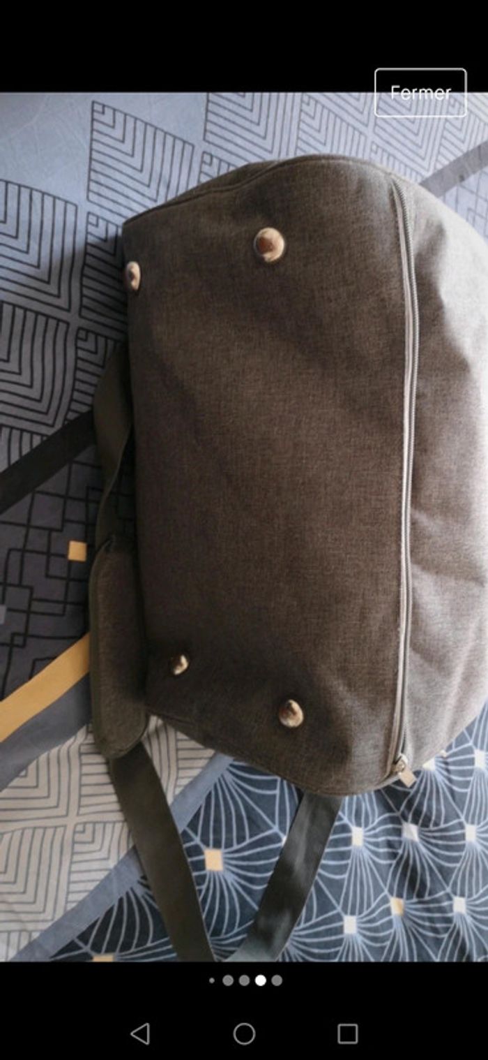Super Sac à langer gris mixte - photo numéro 5