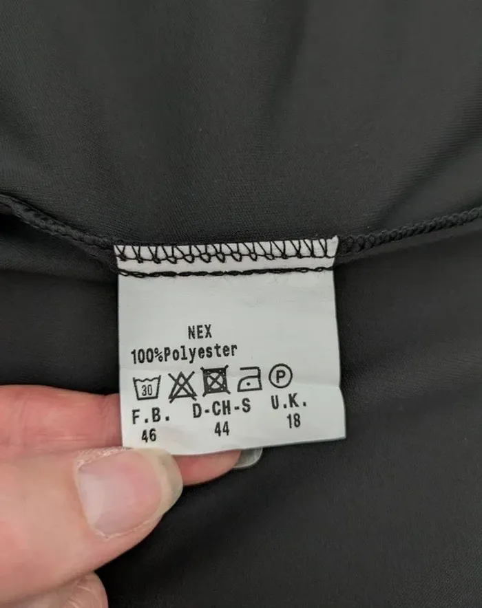 Robe noire longue - Mariella Gelli styliste - taille 46 - photo numéro 5