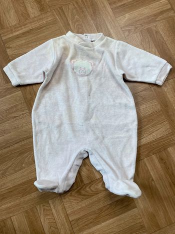 Pyjamas une pièce rose vintage