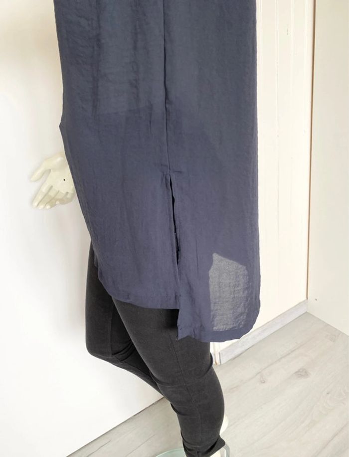 Blouse sans manches – H&M – Bleu nuit fluide – Taille 36/S – Excellent état - photo numéro 6
