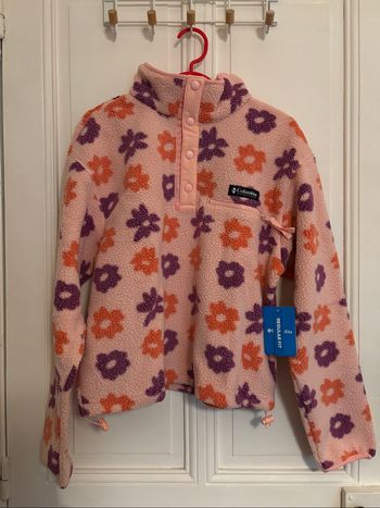 Polaire Columbia fleurie rose taille M