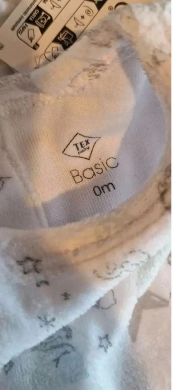 Pyjama velours naissance tex baby - photo numéro 3