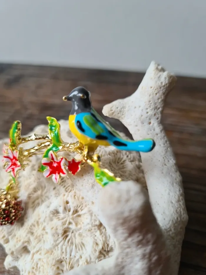 Superbe broche oiseau - photo numéro 4