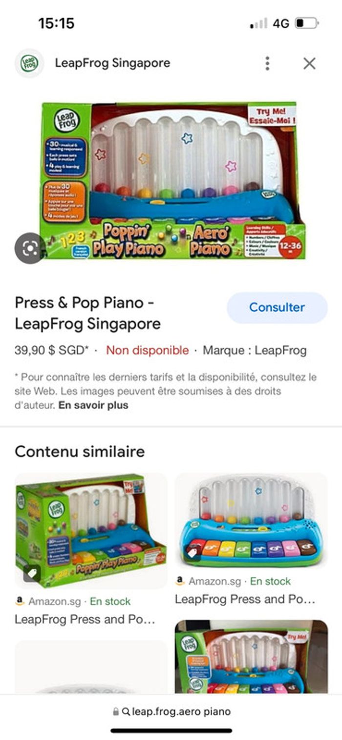 Leap frog aéro piano - photo numéro 2