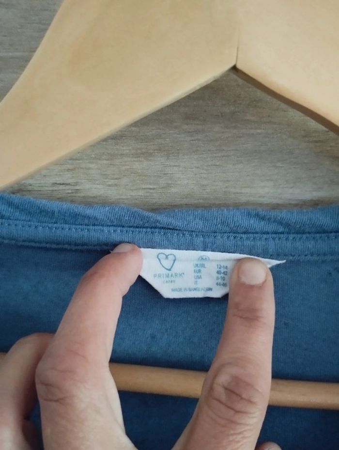 T shirt Primark bleu TL - photo numéro 3