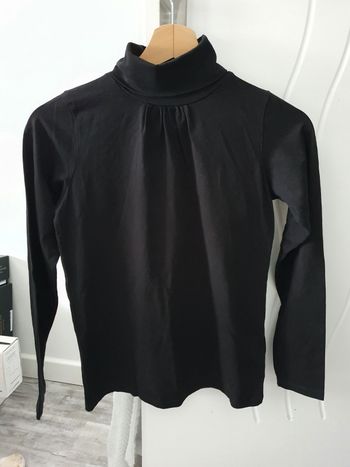 Col roulé simple noir