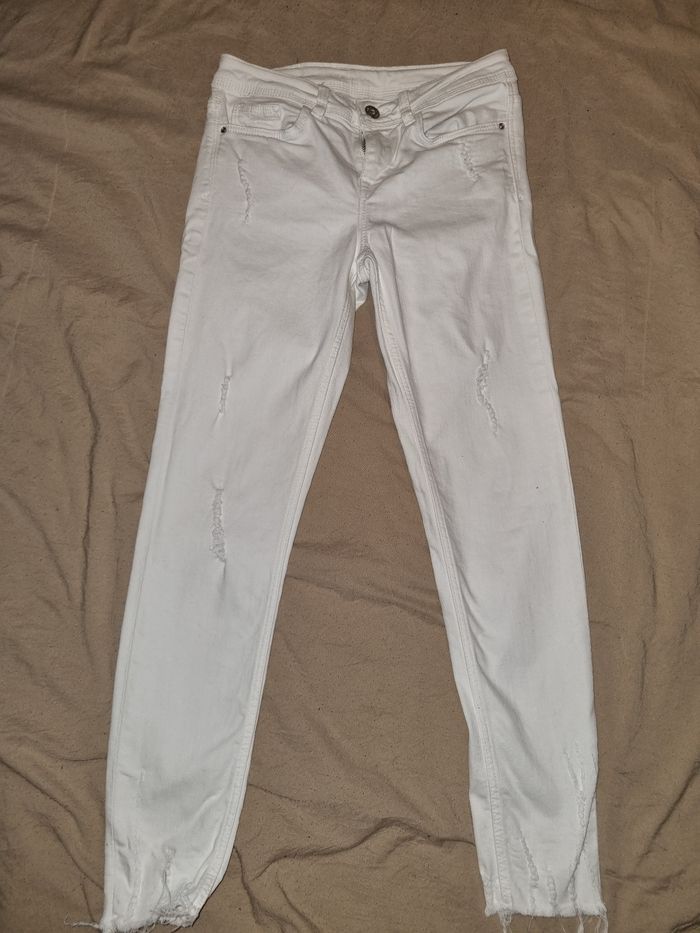 Jean blanc zara