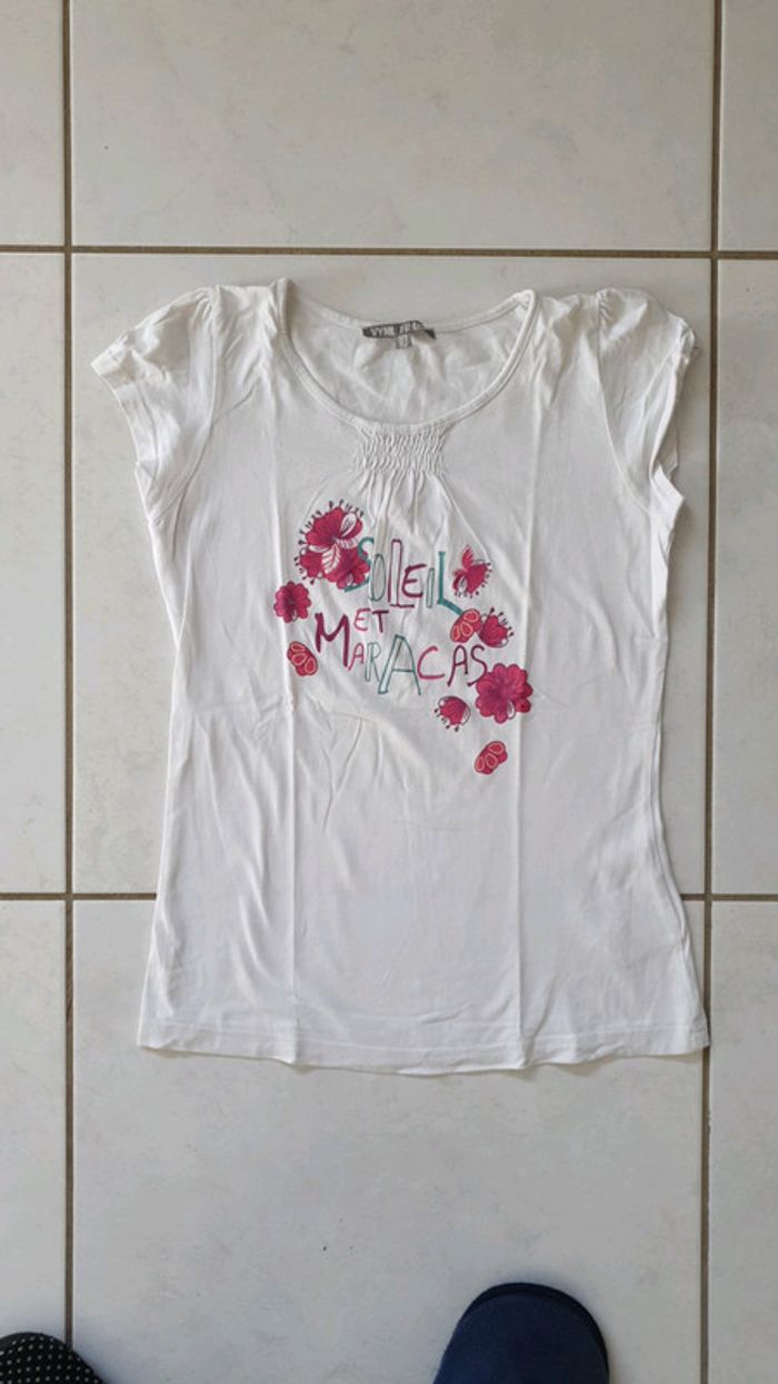 Tshirt mc fille 10 ans CHLA2