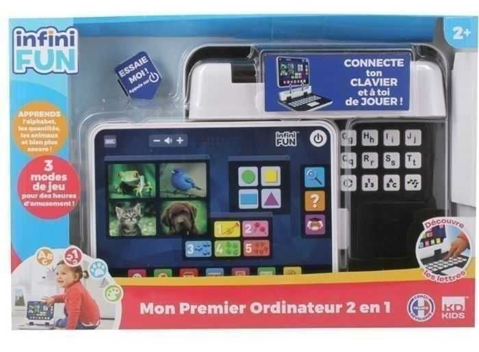 Infini Fun - Mon Premier kit de télétravail - Téléphone, Ordinateur et