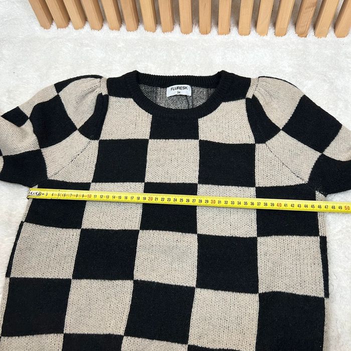 Pull Lissa Trui Kiezell – Noir et Gris à Carreaux by Fluresk - photo numéro 9