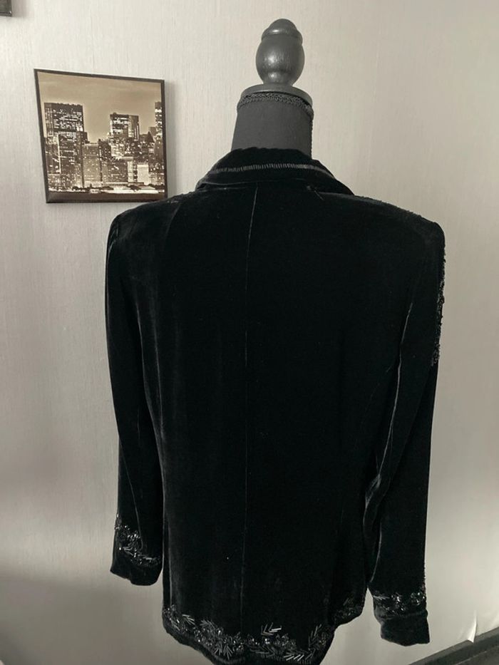 Veste velours noire - photo numéro 4