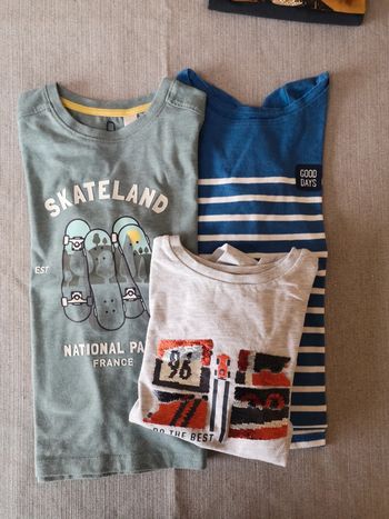 Lot 3 t-shirts manches longues