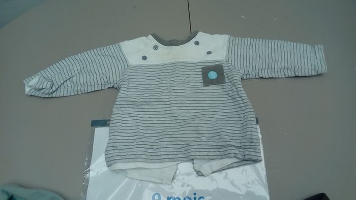 Lot de 3 T.Shirt ML 9 mois - photo numéro 3