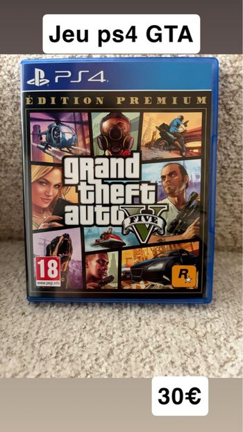 Jeu PS4 GTA