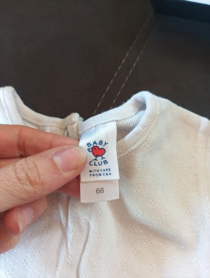 Robe boule style salopette + tee shirt offert Fille 6 mois - photo numéro 6