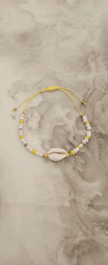 Bracelet à coquillage réglable neuf