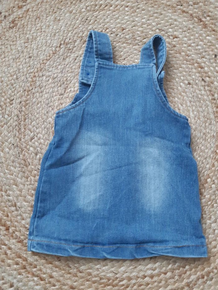Robe en jean à bretelles 18 mois - photo numéro 4