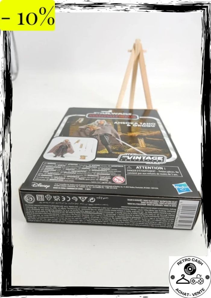 Star Wars The Mandalorian Vintage Collection figurine Ahsoka Tano & Grogu 10 cm - photo numéro 5