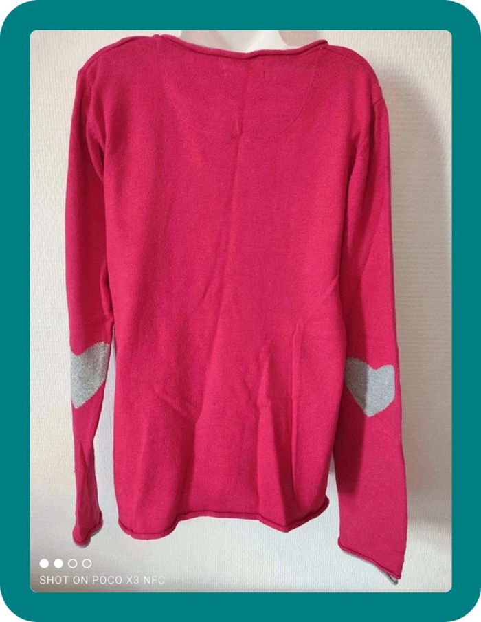 Pull rose 10 ans Okaïdi fille - photo numéro 2