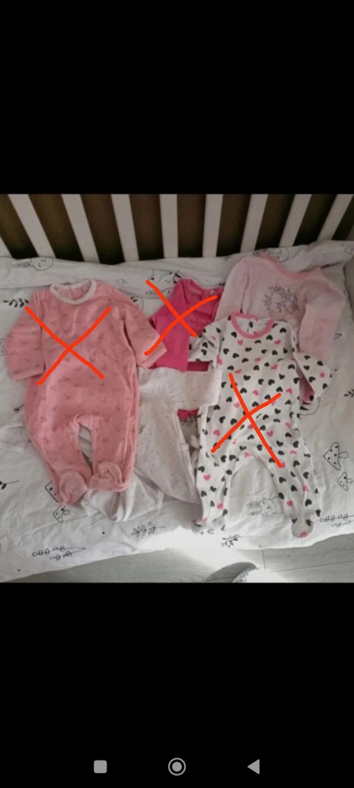 Lot de vêtements bébés filles en 6 mois automne hiver - photo numéro 7