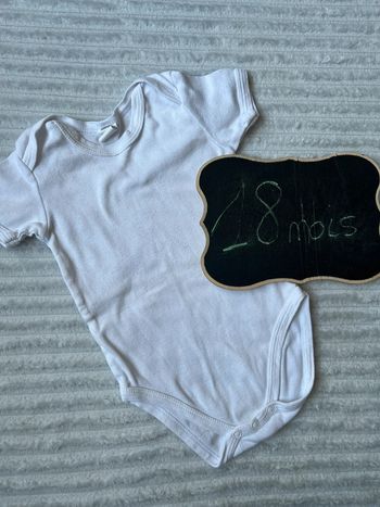 Body manches courtes 18 mois