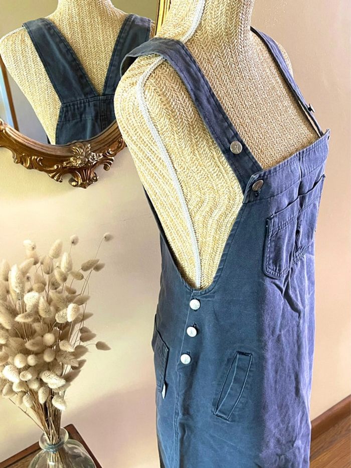 Salopette jupe en Denim jean- Taille 40 - jennyfer