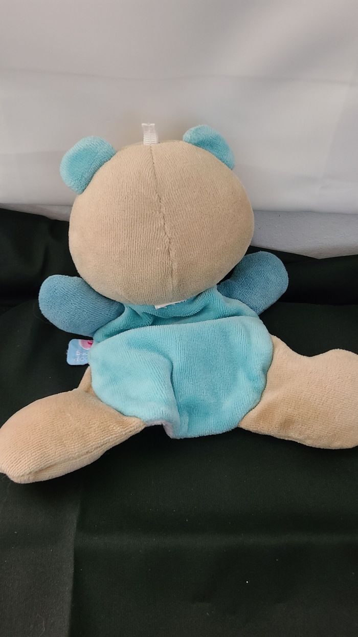 Doudou plat ours blanc Sucre d Orge Luminescent - photo numéro 2