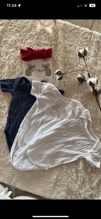 Bodies 9 mois manche courte