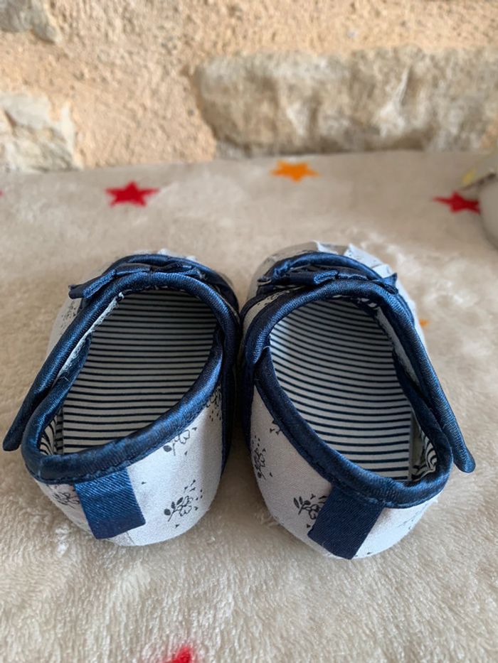 Lot 2 paires de ballerines Obaïbi beige & grises bébé T16 - photo numéro 11