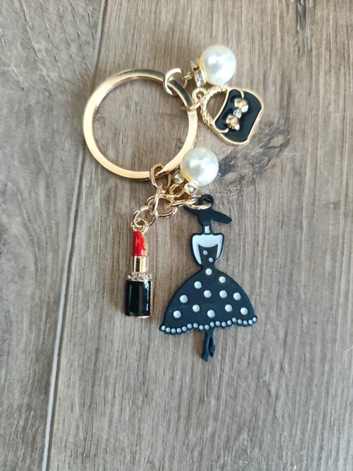 Porte clé breloques chic et glam neuf