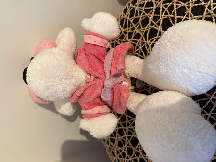 Souris en peluche Diddl Diddlina en robe de chambre - photo numéro 2