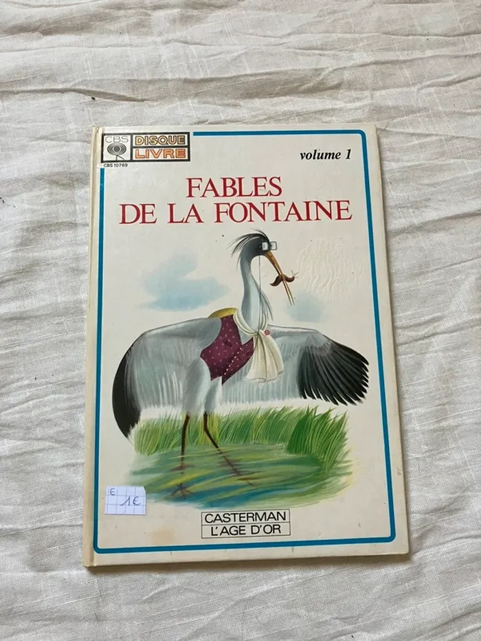 Livre disque – Fables de La Fontaine – Volume 1