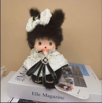 Peluche Monchhichi 15 cm neuve