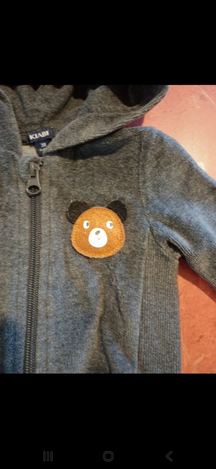 Sweat bébé taille 3 mois - photo numéro 3