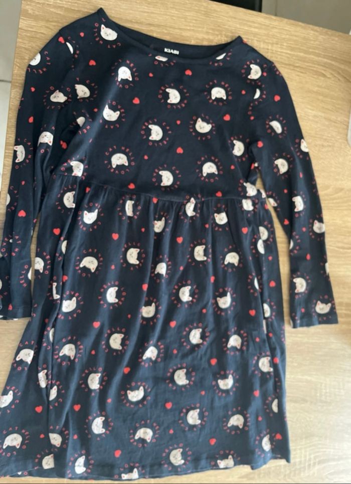 Robe manches longues fille 8 ans Kiabi