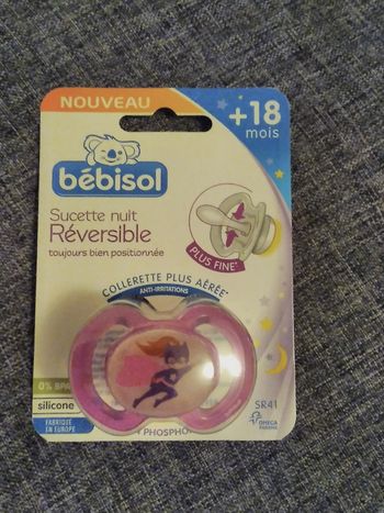 Sucette bébisol +18 mois