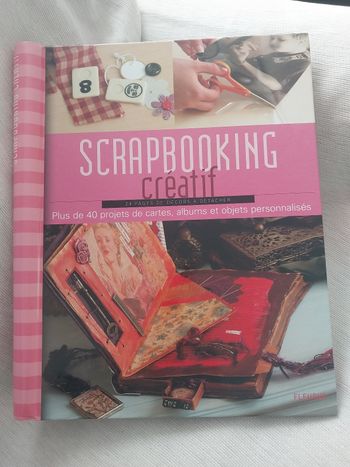 scrapbooking créatif livre diy album déco loisirs créatifs complet comme neuf