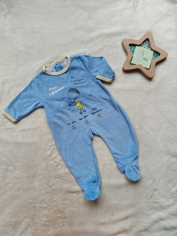 Pyjama velours 3 mois