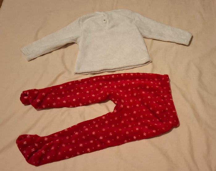 Pyjama polaire noel 36M Les petits cailloux - photo numéro 4