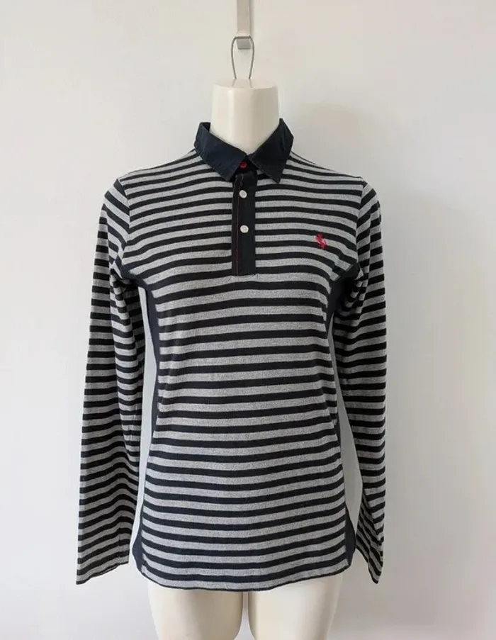 Polo à rayures - Ferrari - taille 13/14 ans - photo numéro 2
