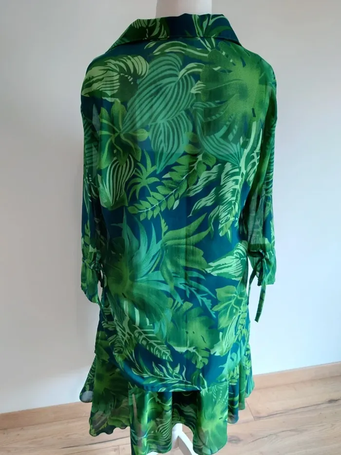 Ensemble robe et haut Bleu bonheur M - photo numéro 3