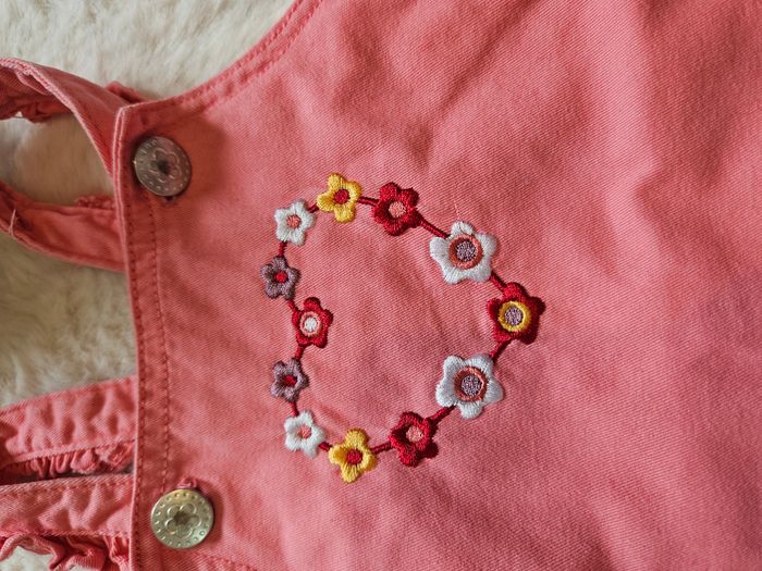 🌟 robe en jean rose - Taille 12 mois - photo numéro 2